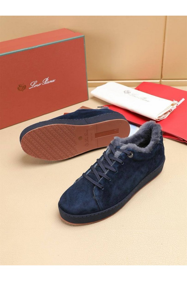 Зимние кроссовки с мехом Loro Piana