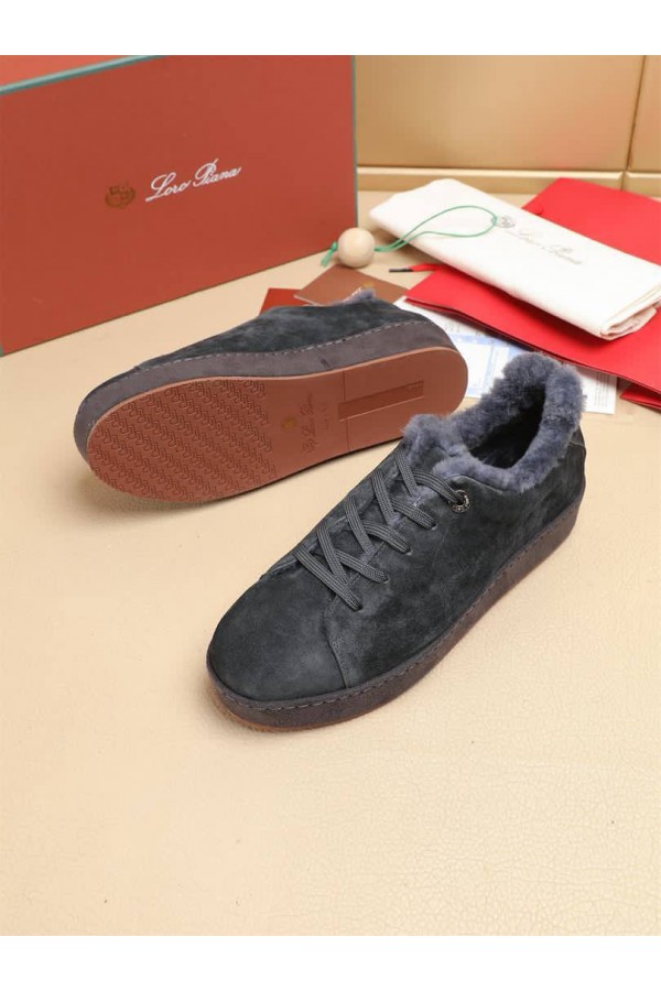 Зимние кроссовки с мехом Loro Piana