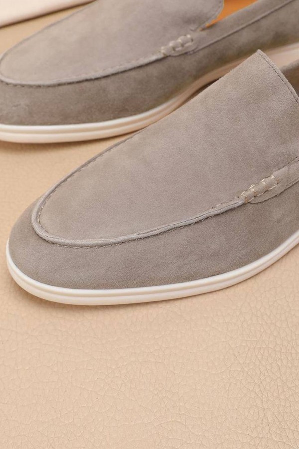 Мужские замшевые лоферы Loro Piana Summer Walk