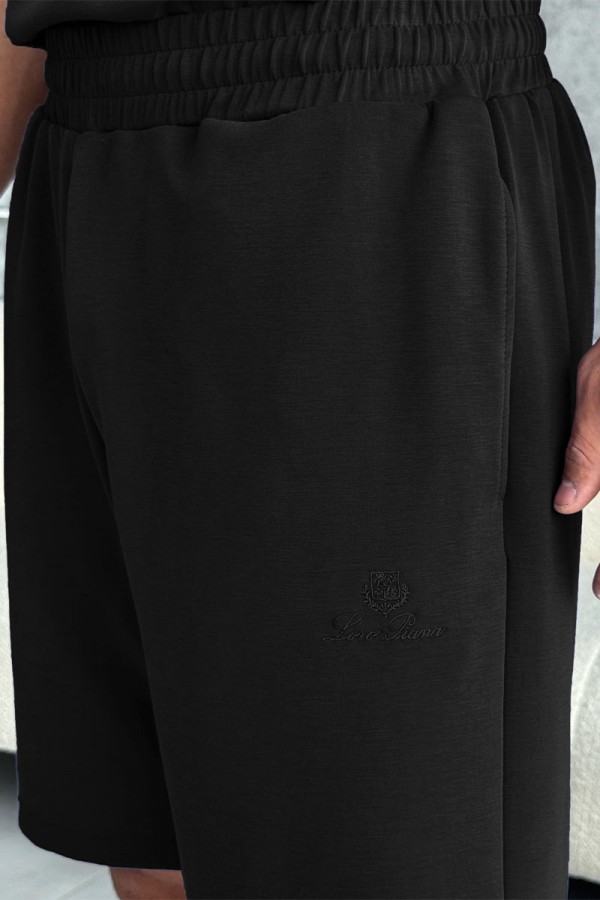 Мужской чёрный костюм Loro Piana