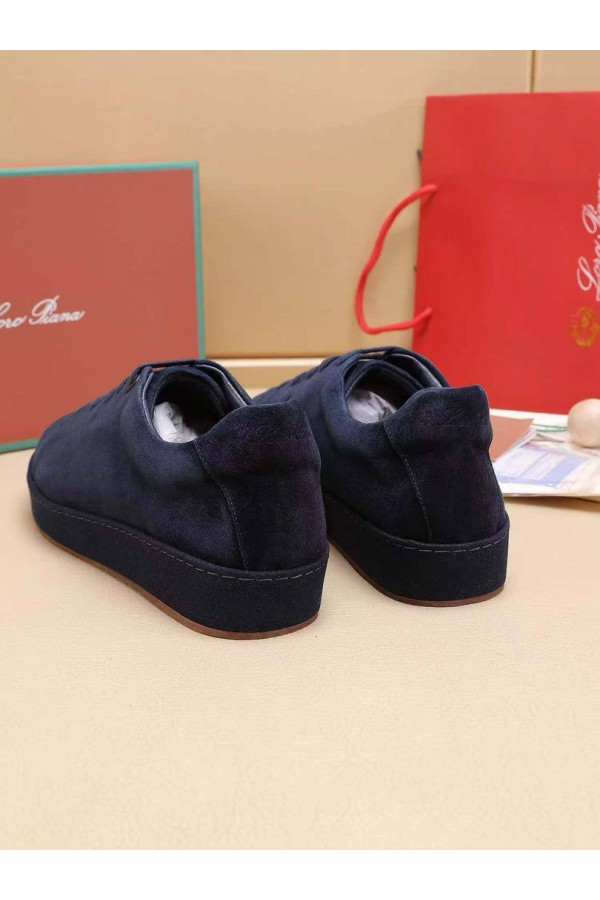 Мужские замшевые кроссовки Loro Piana