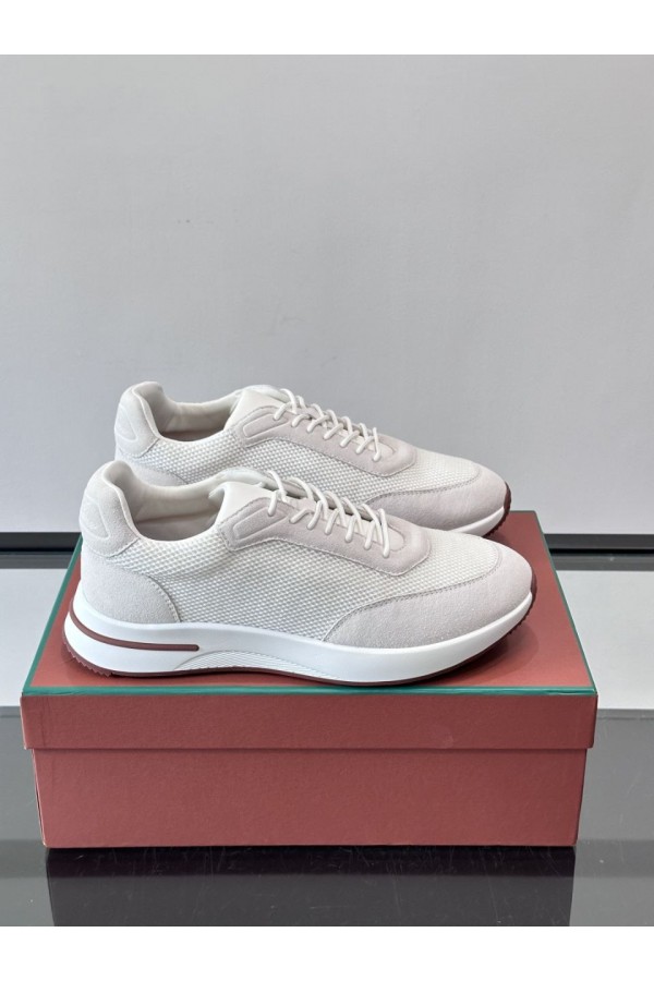 Мужские кроссовки Loro Piana Week End Walk - White