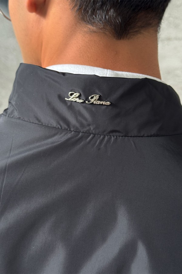 Двусторонняя ветровка Loro Piana - Grey / Black