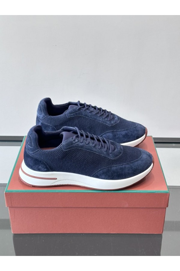 Мужские кроссовки Loro Piana Week End Walk - Navy