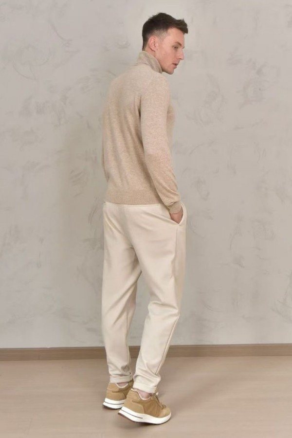 Мужская водолазка Loro Piana Premium - Light Tan