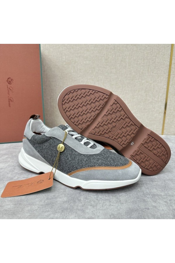 Мужские кроссовки Loro Piana 360 Lp Flexy Walk - Grey
