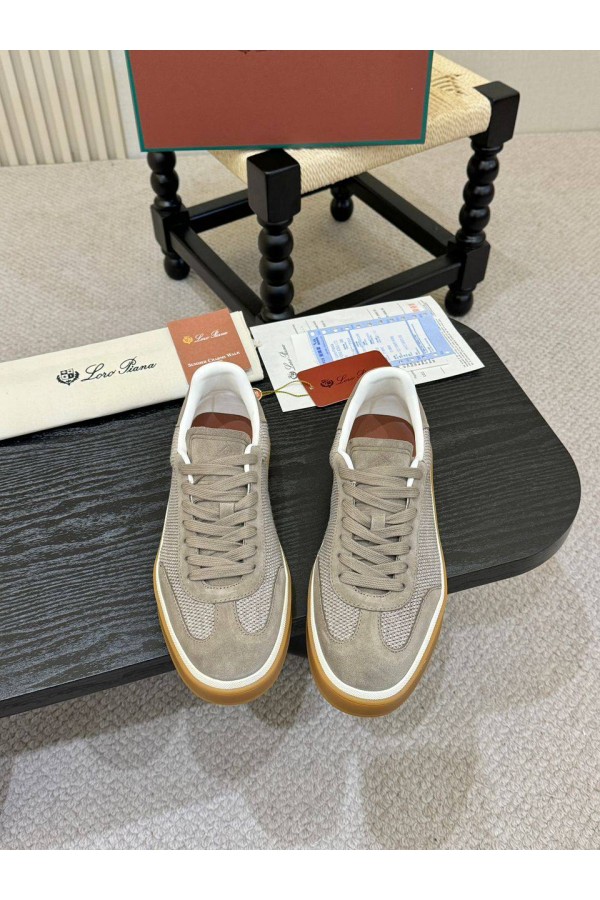 Мужские кроссовки Loro Piana Tennis Walk - Beige