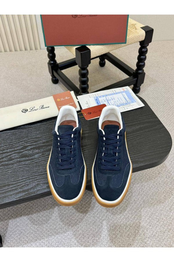 Мужские кроссовки Loro Piana Tennis Walk - Navy