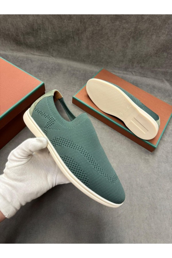 Мужские текстильные лоферы Loro Piana