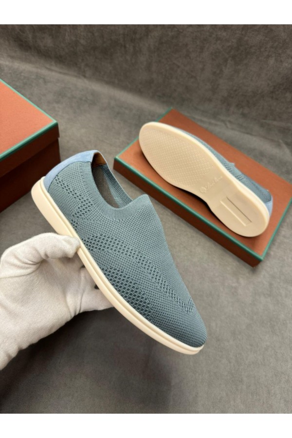 Мужские текстильные лоферы Loro Piana