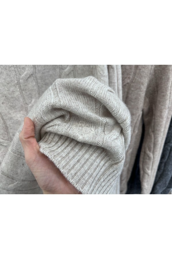 Мужской свитер Loro Piana premium - Beige