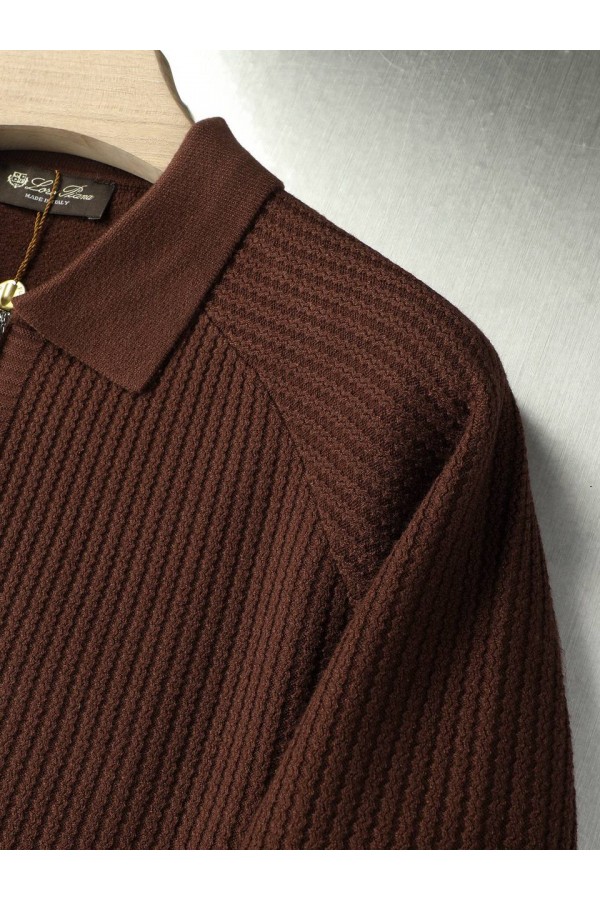 Мужской свитер Loro Piana premium - Brown