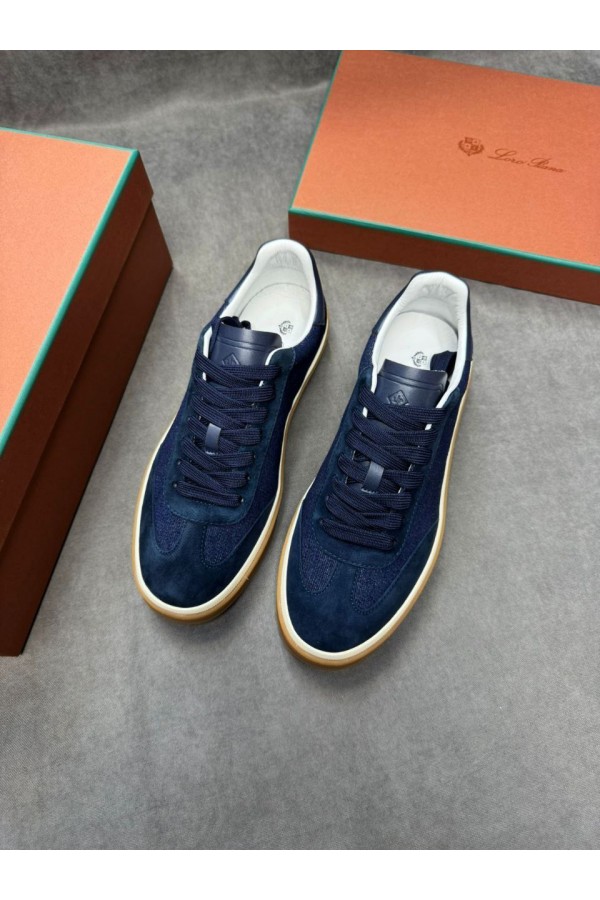 Мужские кроссовки Loro Piana Tennis Walk - Navy