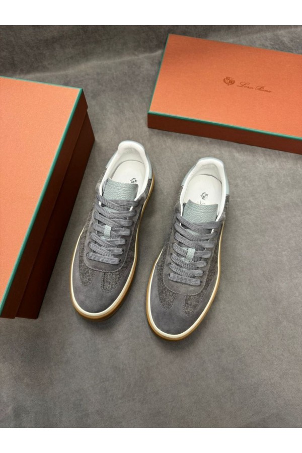 Мужские кроссовки Loro Piana Tennis Walk - Grey