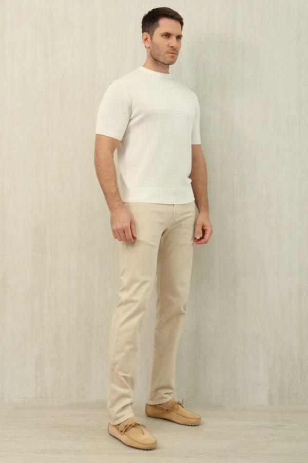 Мужские бежевые джинсы Loro Piana Premium