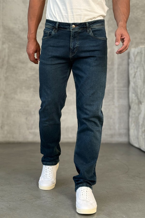 Мужские джинсы Loro Piana тёмно-синего цвета