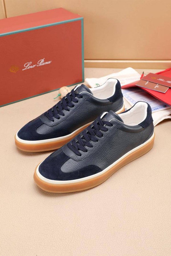 Мужские кроссовки Loro Piana Tennis Walk - Navy