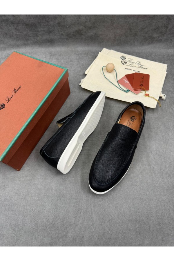 Мужские кожаные лоферы Loro Piana