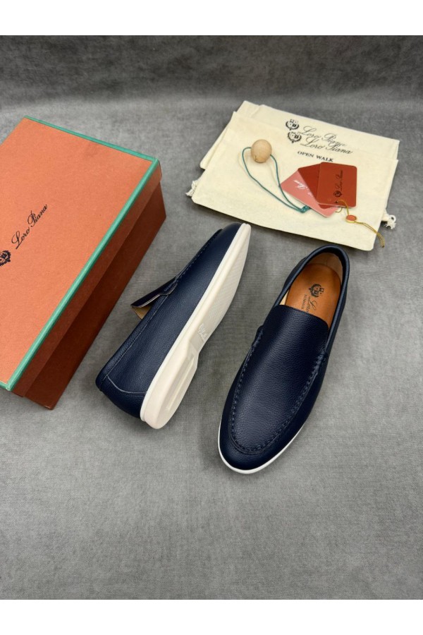 Мужские кожаные лоферы Loro Piana