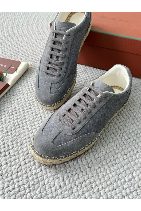 Мужские кроссовки Loro Piana Sea Tennis Walk - Grey