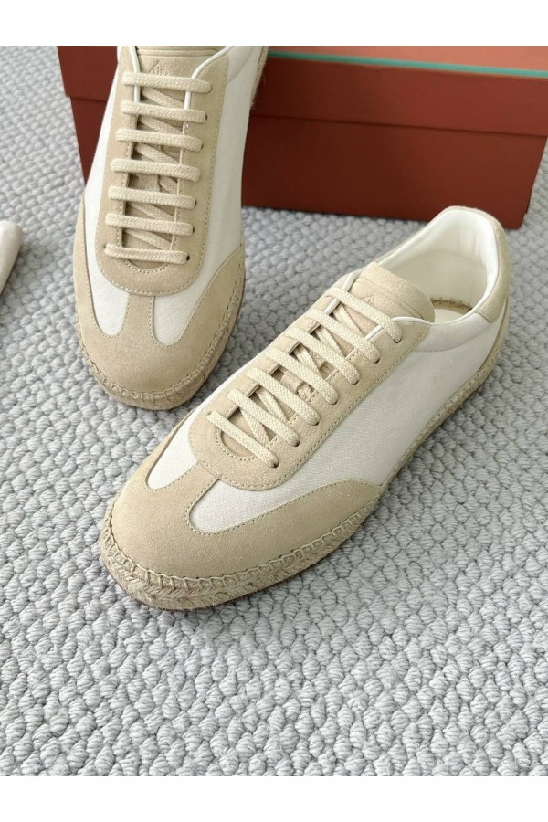 Мужские кроссовки Loro Piana Sea Tennis Walk - Beige