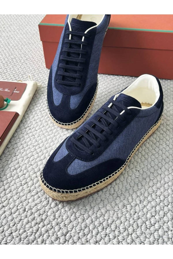 Мужские кроссовки Loro Piana Sea Tennis Walk - Navy