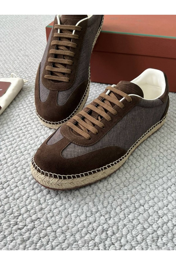 Мужские кроссовки Loro Piana Sea Tennis Walk - Brown