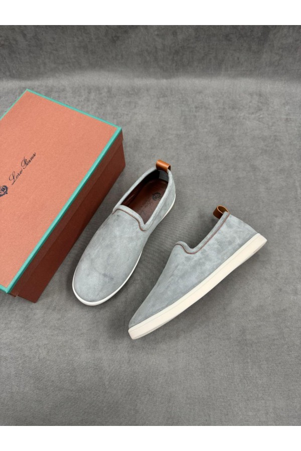 Мужские лоферы Loro Piana Venice Walk - Brisk Blue