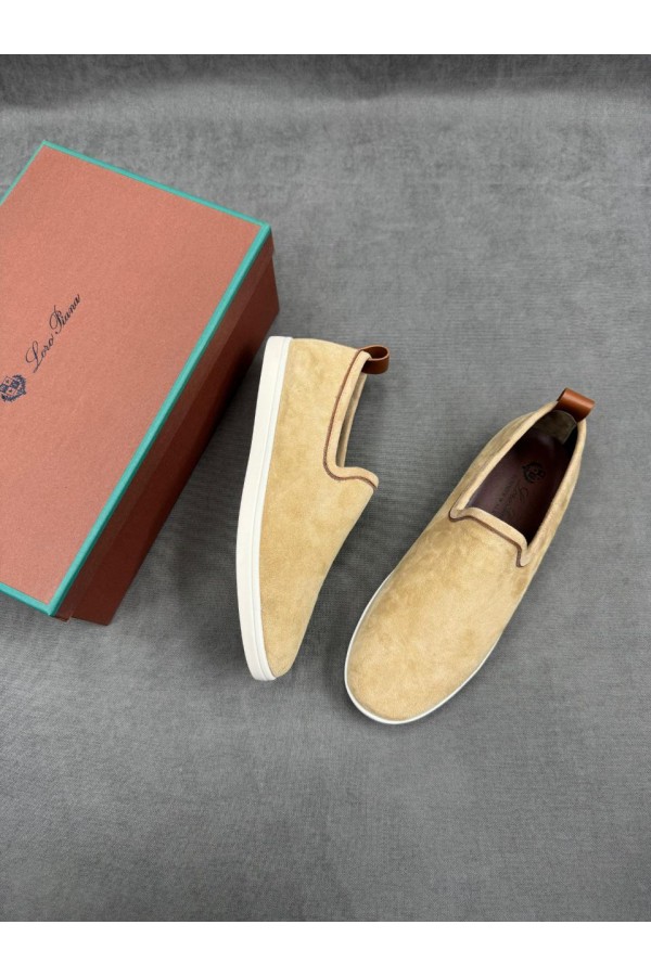 Мужские лоферы Loro Piana Venice Walk - Beige