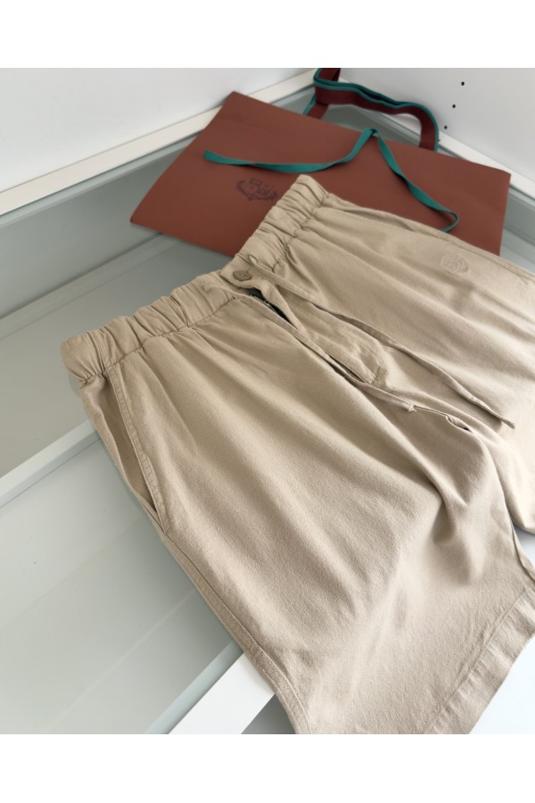 Льняные шорты Loro Piana Premium - Beige