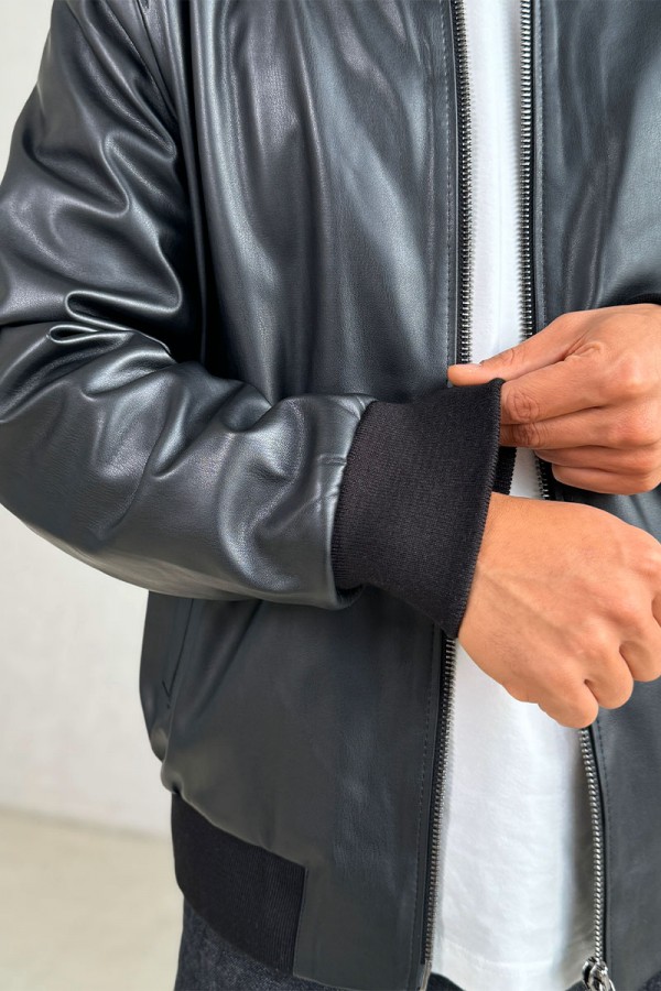 Мужская кожаная куртка Loro Piana