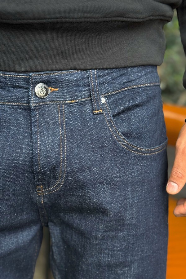 Джинсы тёмно-синего цвета Loro Piana