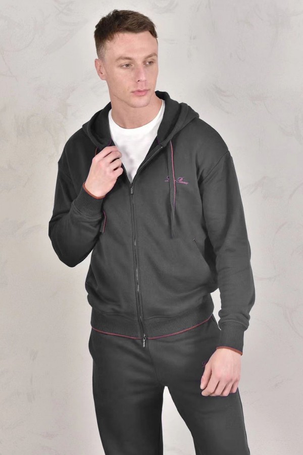 Спортивный костюм Loro Piana Premium signature logo - Grey