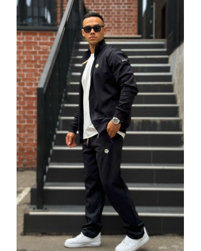 Спортивный костюм Loro Piana logo-embroidered - Black