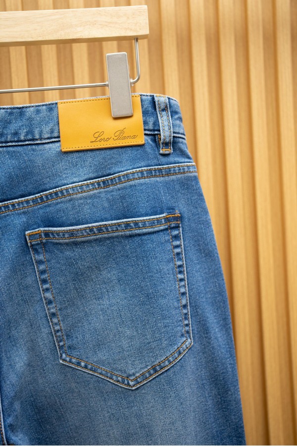 Мужские синие джинсы Loro Piana Premium