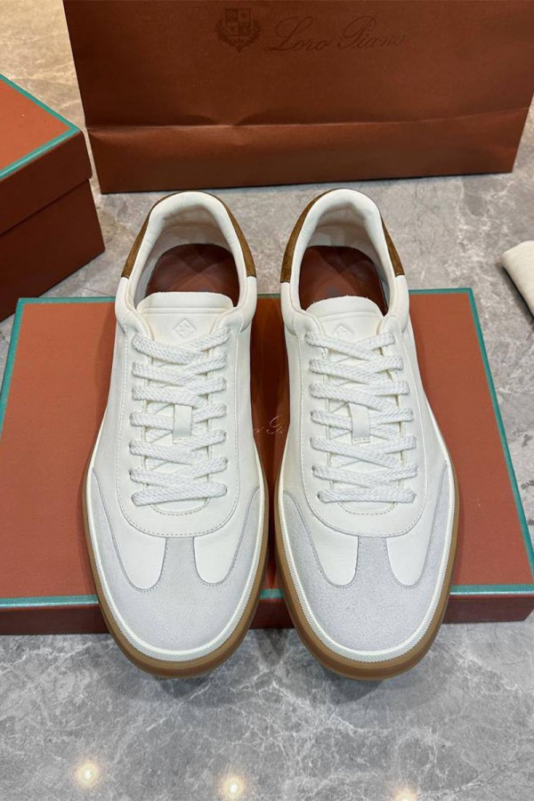 Мужские кроссовки Loro Piana Tennis Walk - White
