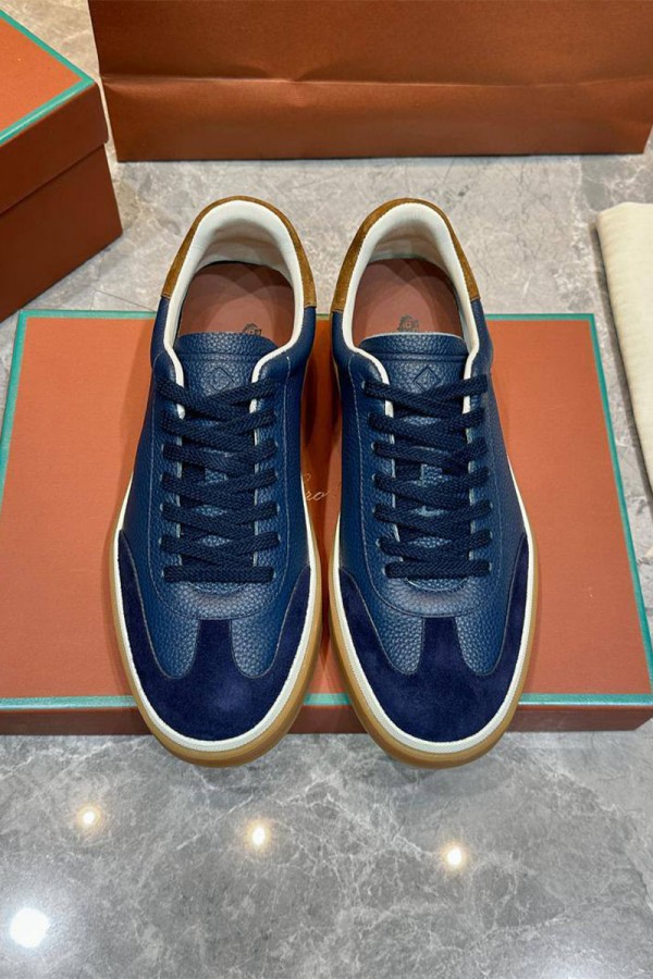 Мужские кроссовки Loro Piana Tennis Walk - Navy