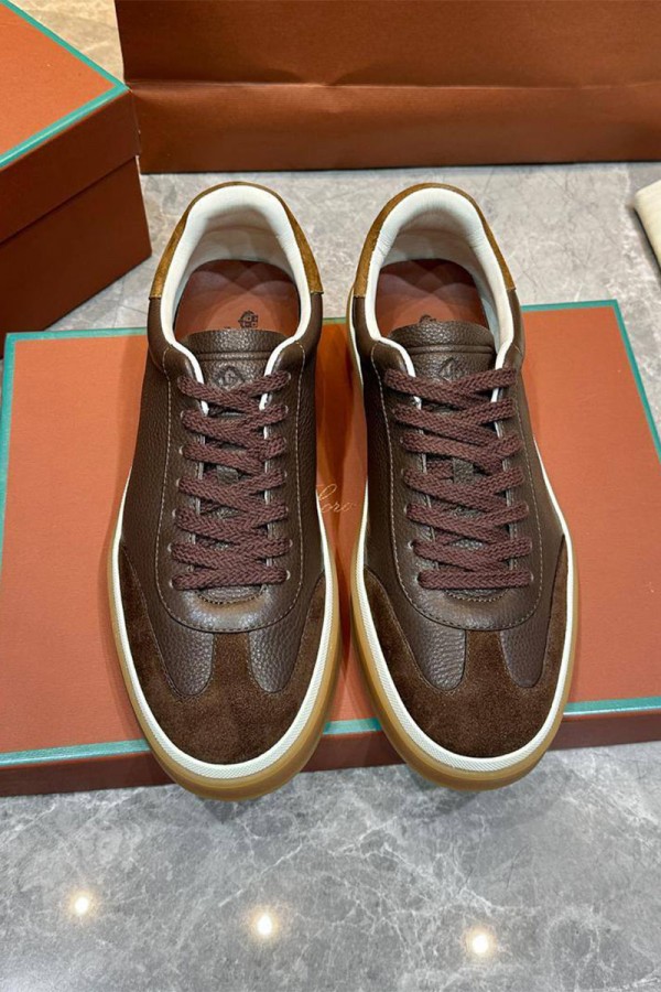 Мужские кроссовки Loro Piana Tennis Walk - Brown