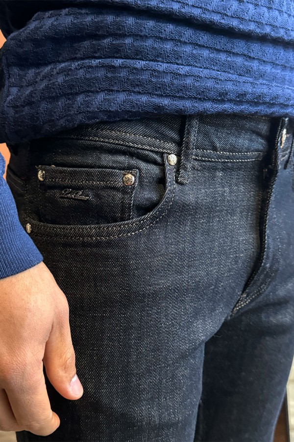 Тёмно-синие джинсы Loro Piana