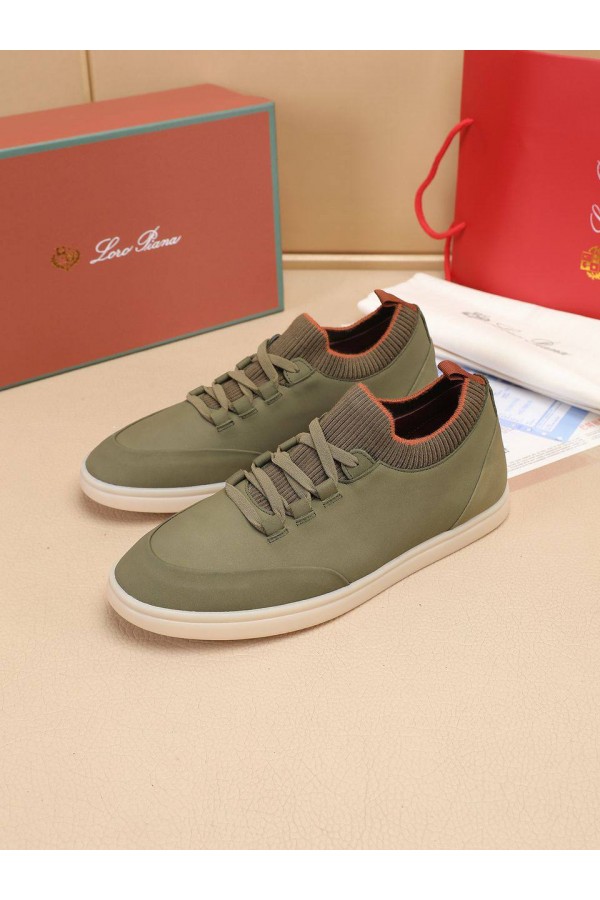 Мужские кроссовки Loro Piana Soho Walk - Khaki