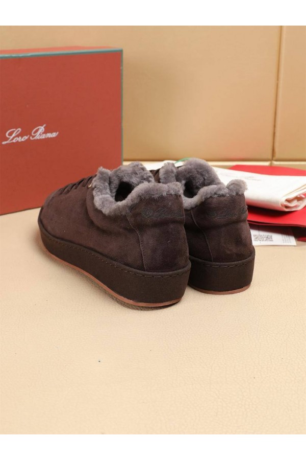 Зимние кроссовки с мехом Loro Piana