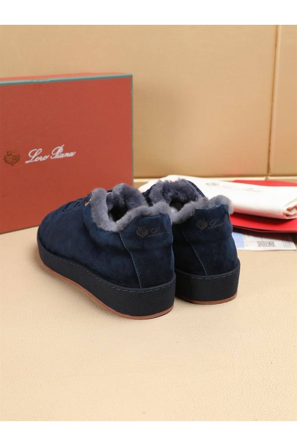 Зимние кроссовки с мехом Loro Piana