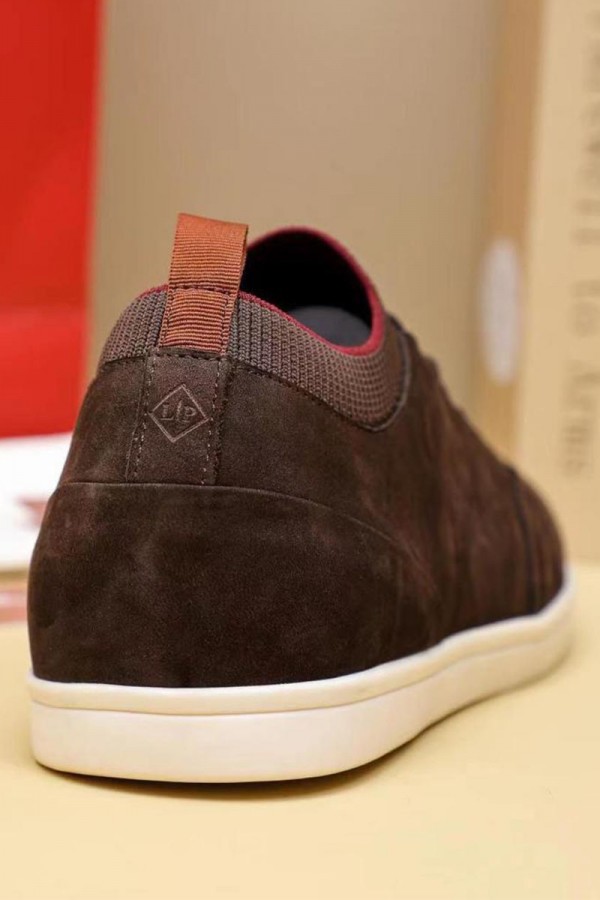 Замшевые кроссовки Loro Piana Soho Walk - Brown