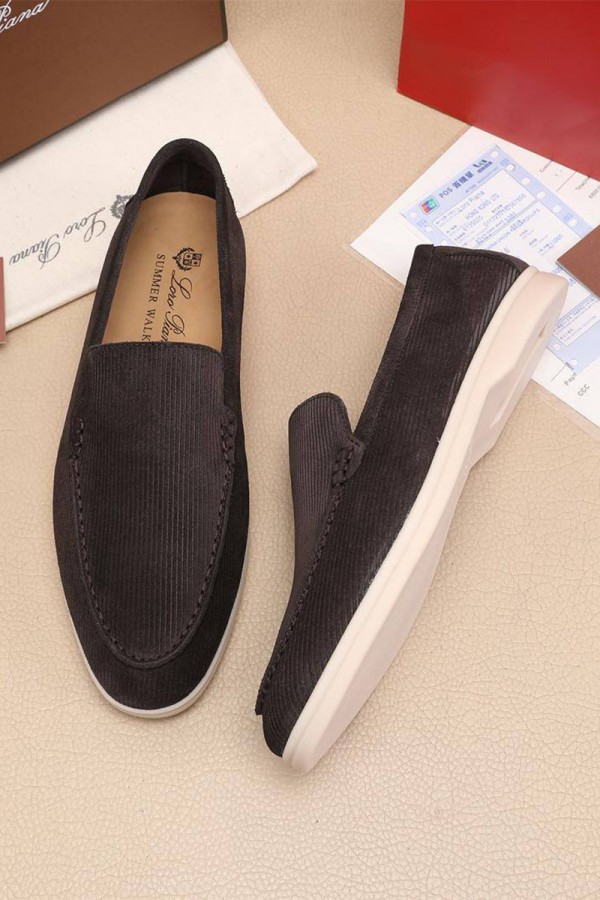 Мужские лоферы Loro Piana Summer Walk - Brown