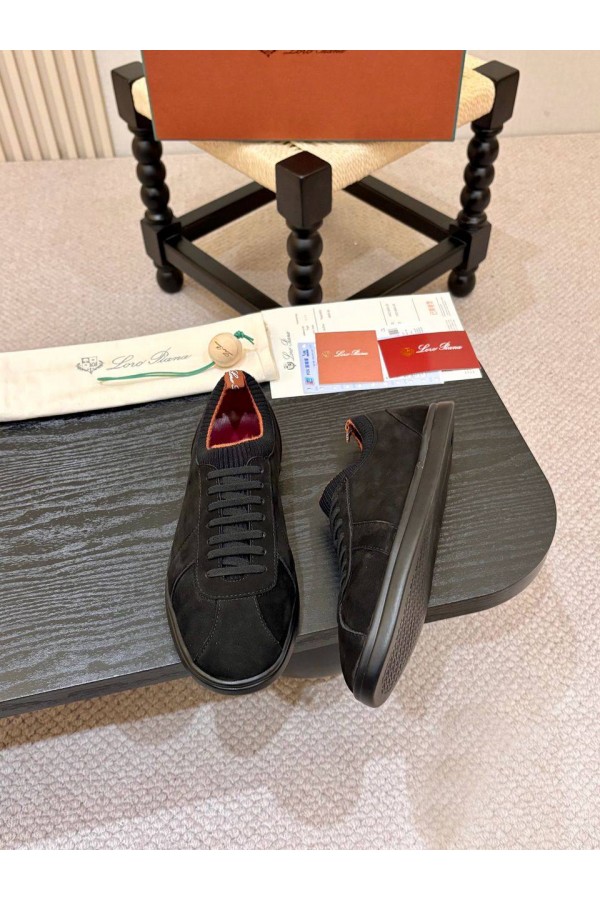 Мужские кроссовки Loro Piana Soho 2.0 Walk - Black