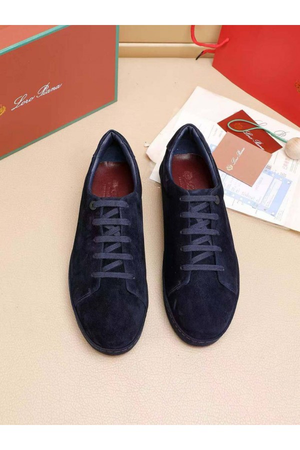 Мужские замшевые кроссовки Loro Piana