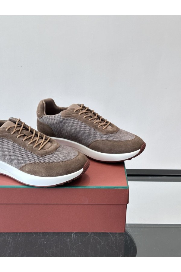 Мужские кроссовки Loro Piana Week End Walk - Brown