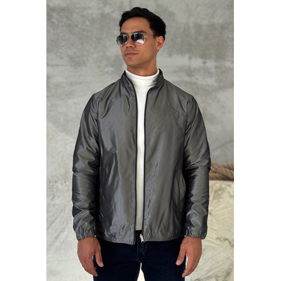 Двусторонняя ветровка Loro Piana - Grey / Black