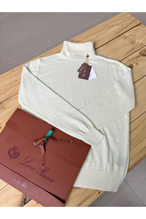 Мужская водолазка Loro Piana Premium - Dark Gray