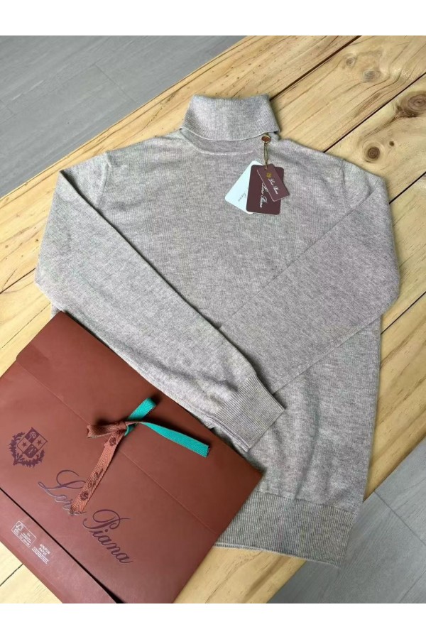 Мужская водолазка Loro Piana Premium - Light Tan